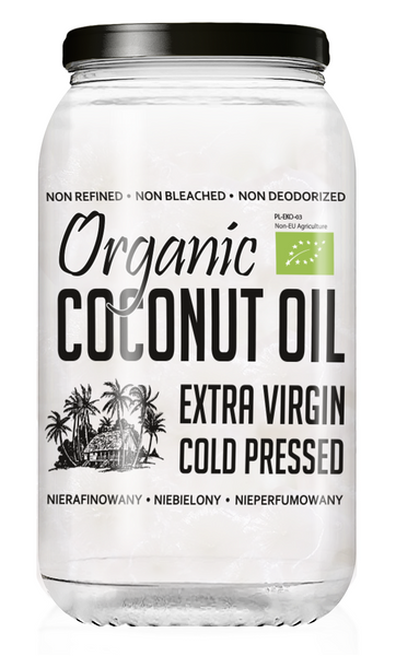 Olej kokosowy virgin nierafinowany 1 l - DIET-FOOD (EKO)