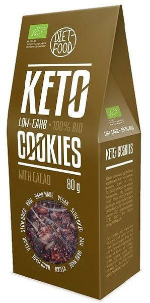 Ciastka kakaowe keto 80 g - DIET-FOOD (EKO)