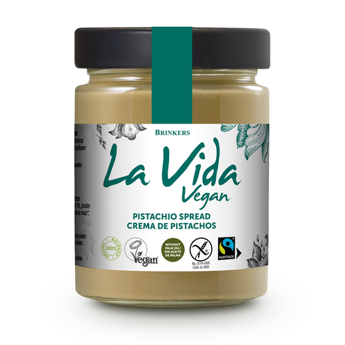 Krem pistacjowy bezglutenowy fair trade 270 g - La Vida (EKO)