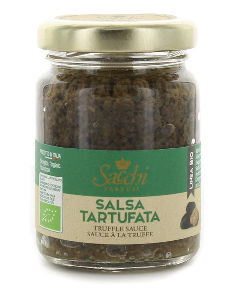 Sos pieczarkowy z czarną truflą letnią 80 g - Sacchi Tartufi (EKO)